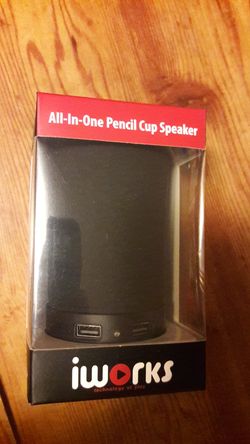 NEW all in one Pencil cup speaker.