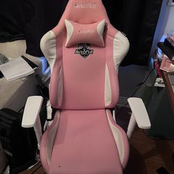 Autofull Gaming Chair PINK WITH BUNNY EARS