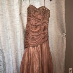 Blush Pink Evening Dress