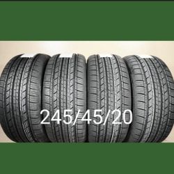 4 New Tires  245/45/20 $ 451 Llantas Nuevas