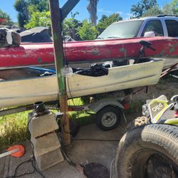 12’ Aluminum Boat With Trailer