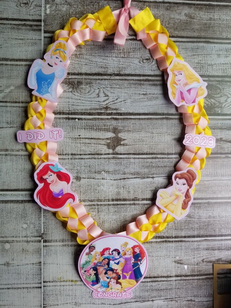 Disney Princess Graduation Lei