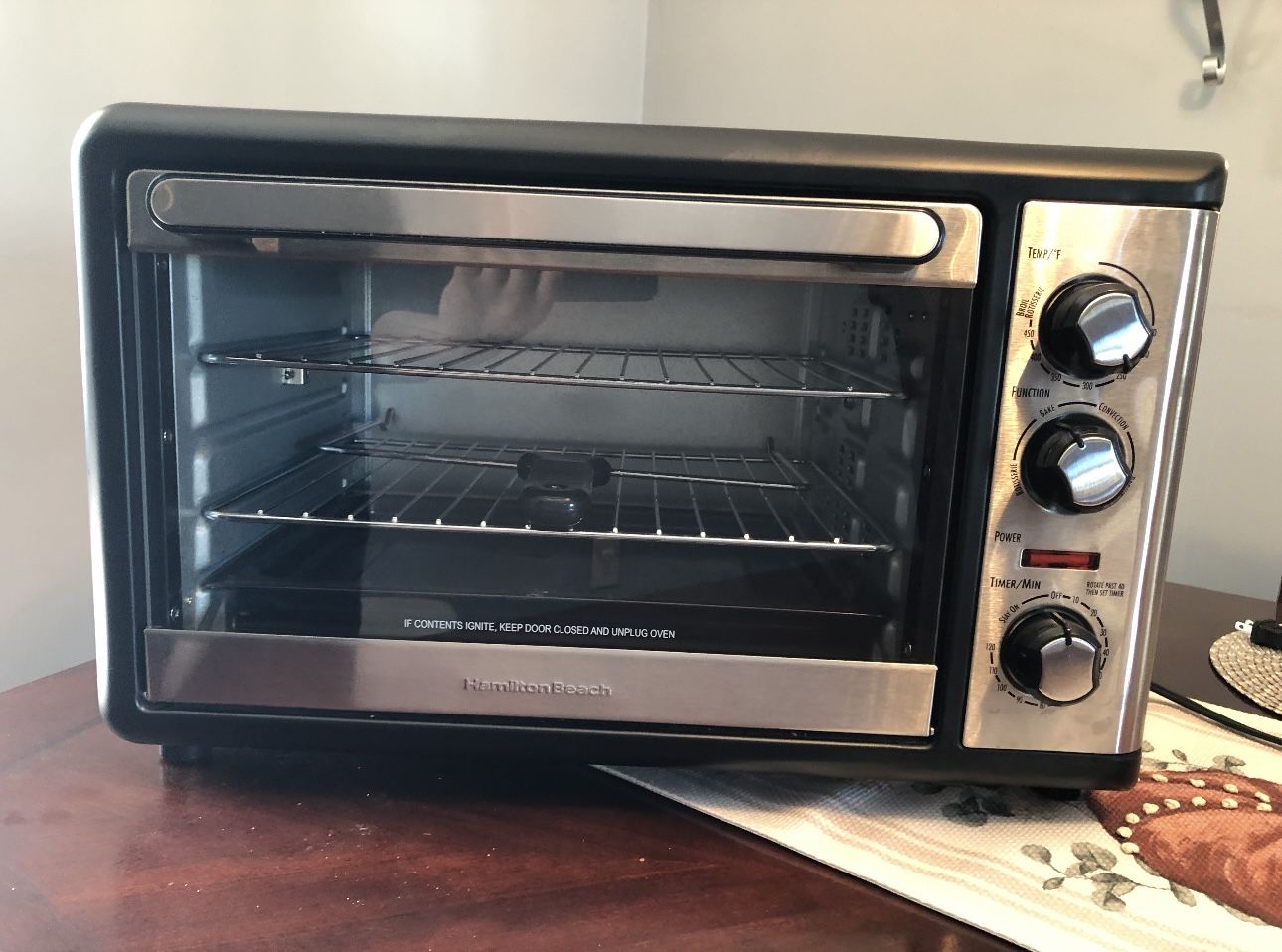 Hamilton Beach Countertop Convection Oven with Rotisserie