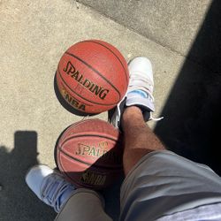 2 Spalding Basketballs Good Condition