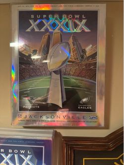 2005 Philadelphia Eagles Super Bowl memorabiliaprogram