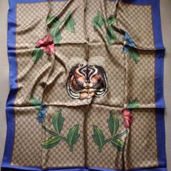 Gucci Silk Square Scarf