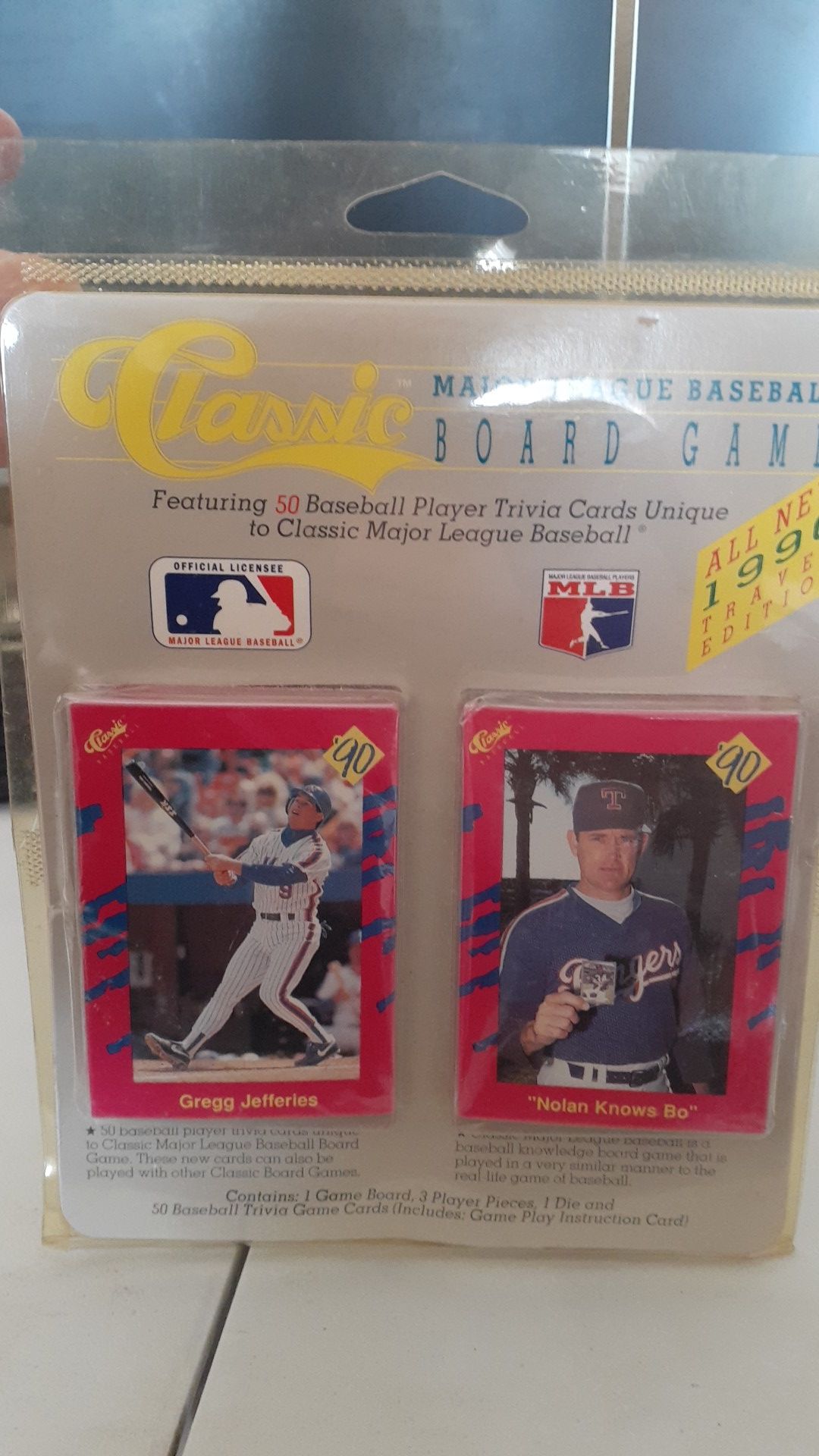 New 1990 CLASSIC BASEBALL TRIVIA CARDS GAME