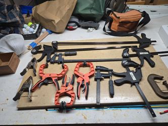 Clamps, various sizes