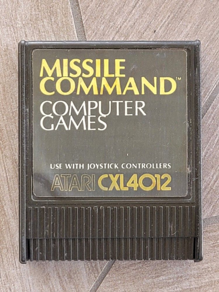 Atari 400 / 800 / XL / XE: MISSILE COMMAND Cartridge - TESTED & WORKS!