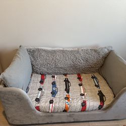 Kids Upholstered Toddler Bed / Daybed – Gray 🛏️