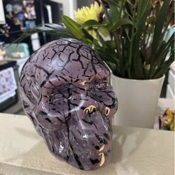 Marbled Glass Skull $6