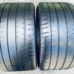 Pair 295/30zr20 Michelin Pilot Sport 4s Total Performance 