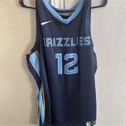 Authentic Ja Morant Nike Jersey. Blue. Size 52