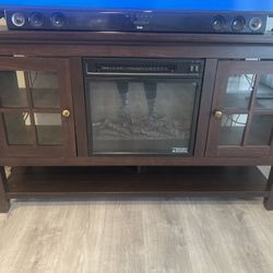 Tv Stand With Fireplace 