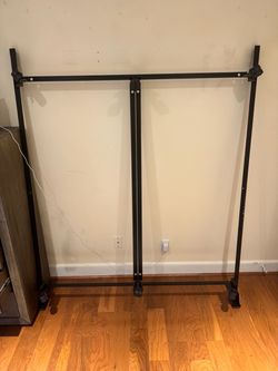 Queen bed frame and box spring