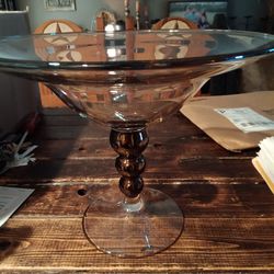 Large Vintage Crystal Bowl