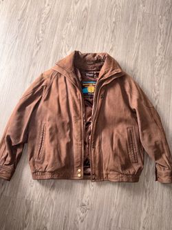 Vintage Wilson’s leather adventure bound leather jacket size large