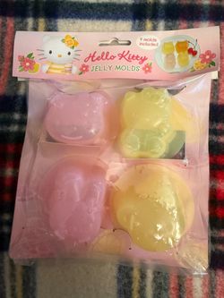 Sanrio Hello Kitty jelly molds, set of 4, new
