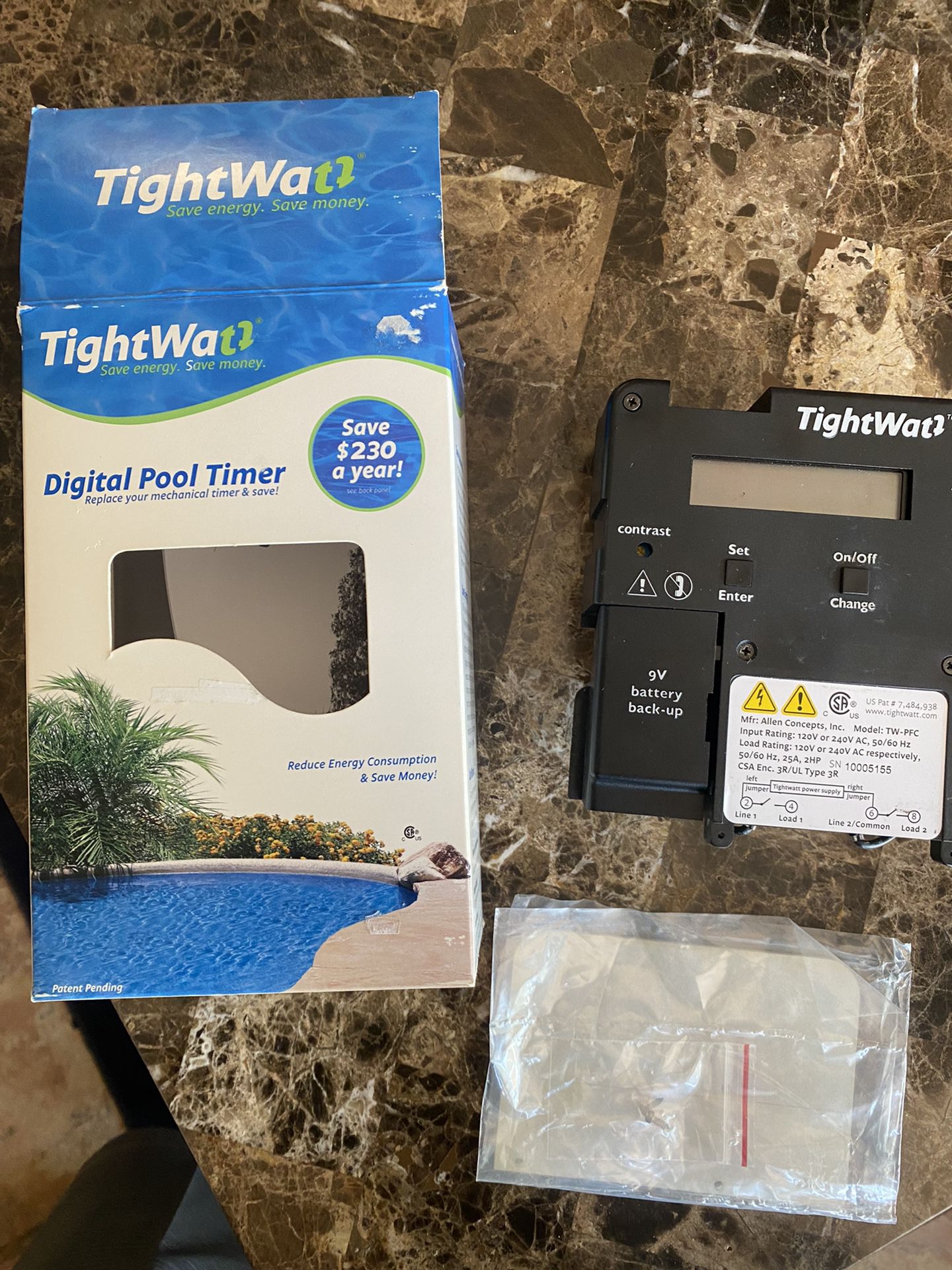 Tightwatt Digital Pool Timer For 2 Speed Pump