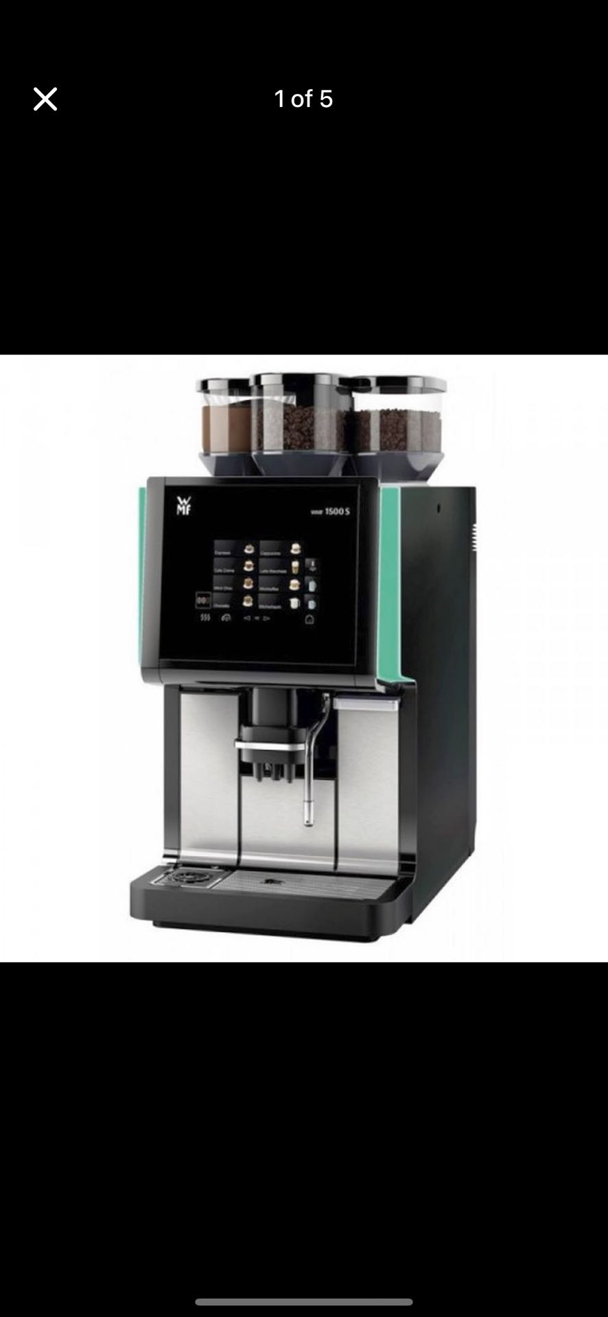 New WMF 1500S Commercial Bean To Cup COFFee Espresso Machine Maker Germany Sealed Box MSRP is 10k