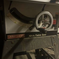 Craftsman 10” Table Saw 