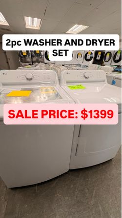 Lg washer and dryer set