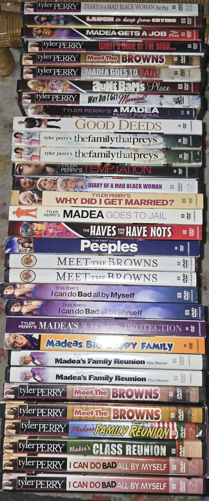 32 Tyler Perry DvDs