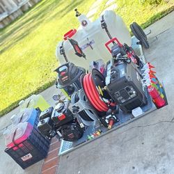 Carwash Equipment Detail mobile set up! complete,Equipo de Carwash completo! 