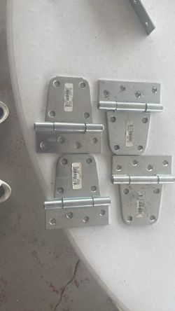 3 1/2 in zinc gate hinges