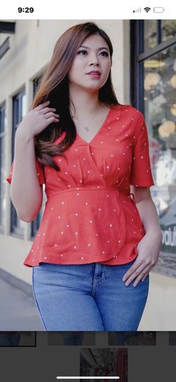Wrap Blouse S,M,L