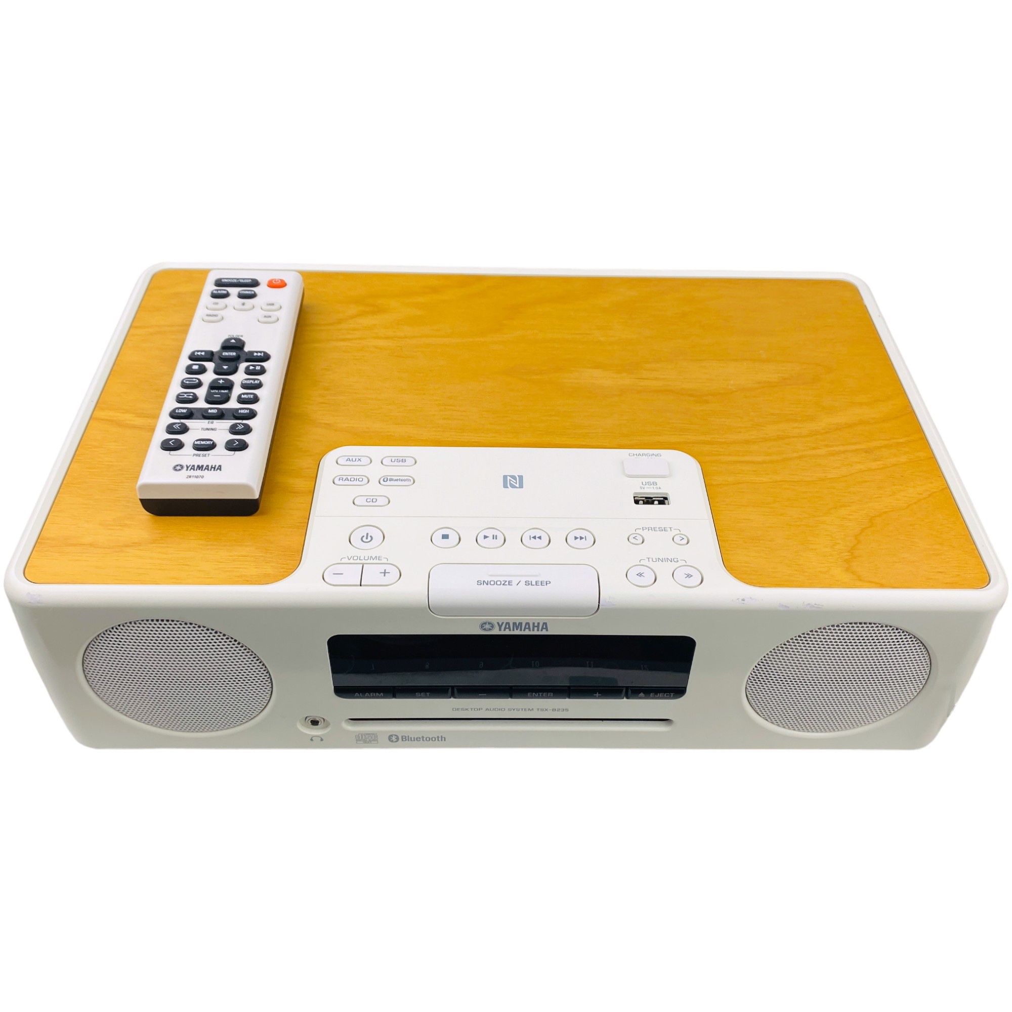 Yamaha TSX-B235 Alarm Clock Bluetooth CD Player Radio W/ Remote Great Condition