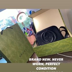 Brand NEW Gucci Soho Disco Black Bag 