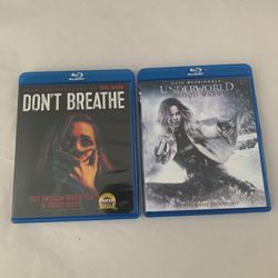 Don’t Breathe & Underworld Blood Wars Blu-Ray Bundle