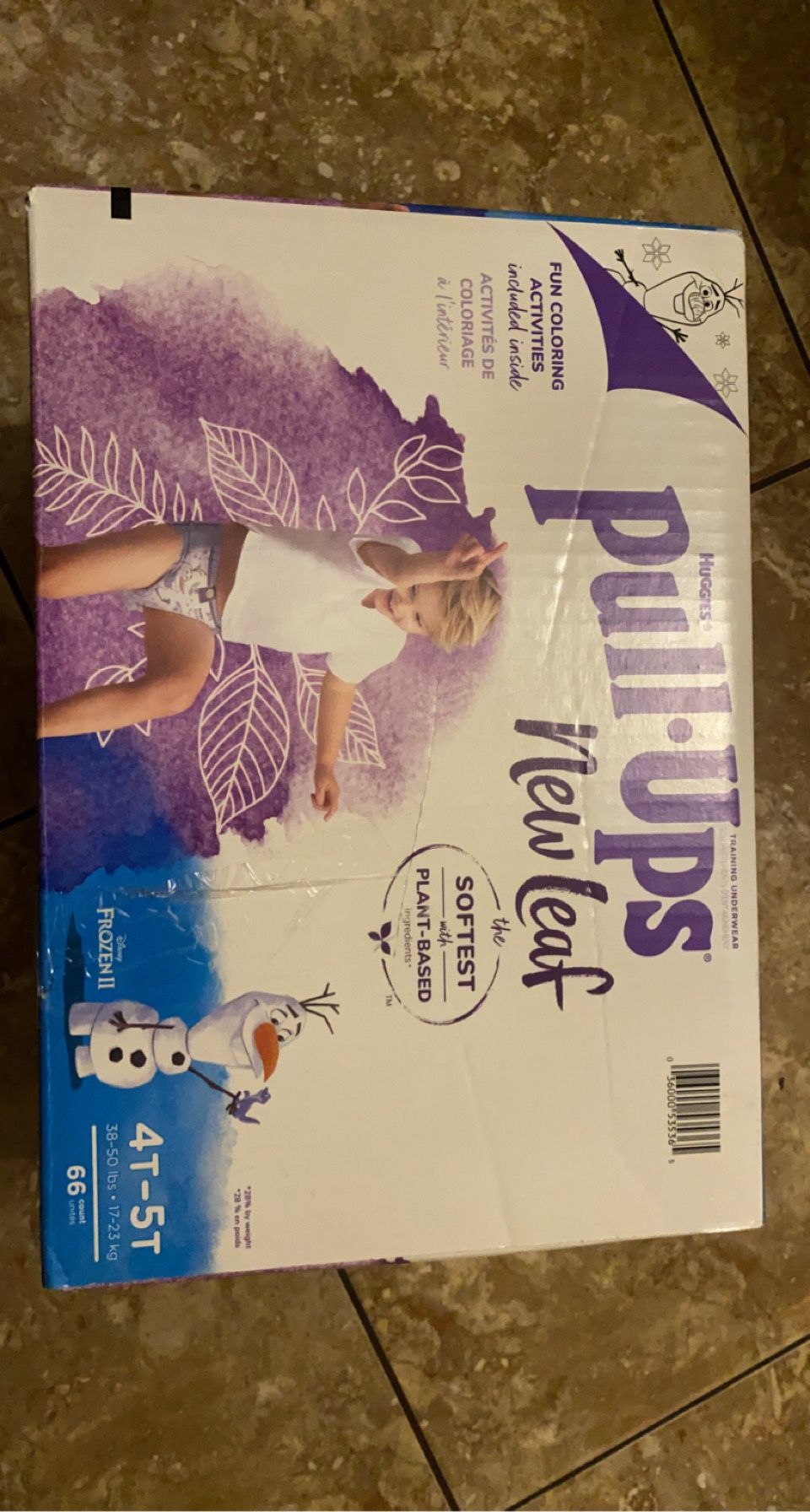 Huggies Pull Ups New Leaf Size 4t-5t, 66 Count