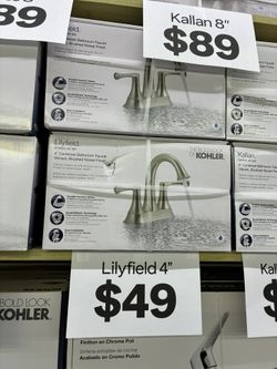 Kohler Lilyfield 4" Centerset Bathroom Faucet