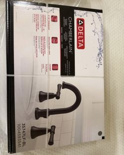 Delta Chamberlain Bathroom Faucet – Matte Black (NEW) $120 each