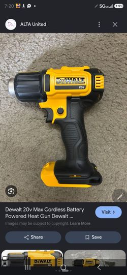 DEWALT DCE530B HEAT GUN (TOOL ONLY)