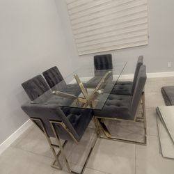 7 Piece Modern Dining Set