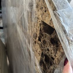 Bar Height Stone Top Table