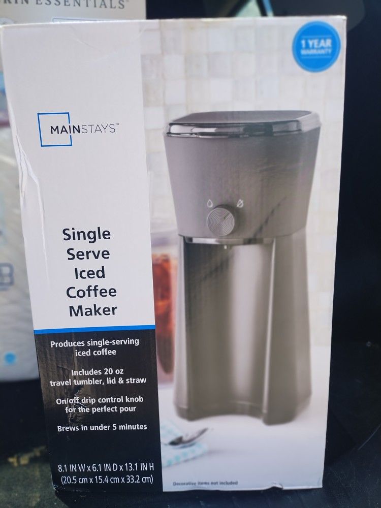 Mainstay Single Serve Iced Coffee Maker