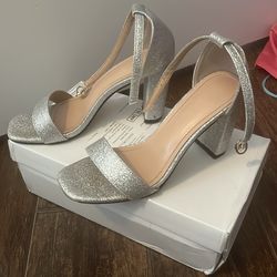 Silver heels