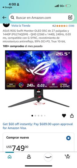ASUS ROG OLED MONITOR