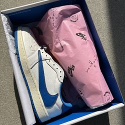 Jordan 1 Low OG Fragment X Travis Scott Military Blue    