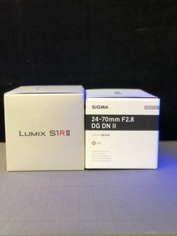 LUMIX S1R II Mirrorless with Sigma 24-70mm f/2.8 DG DN II Art Lens