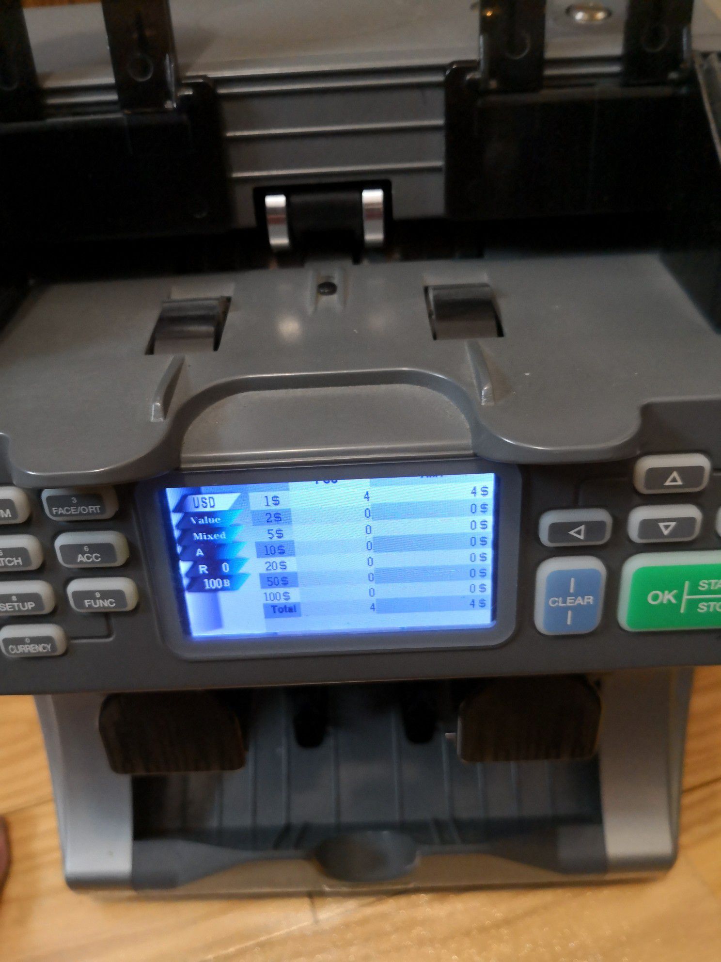 N-gene commercial grade cash counter