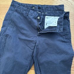 Two Old Navy Slim Built-In flex Khakis (30x34)