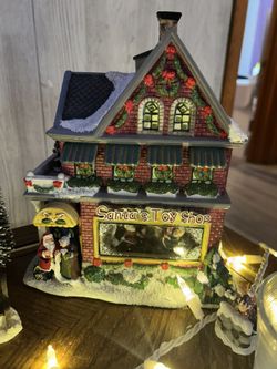 St Nicholas Square-Christmas village Collection Piece “Santa’s Toy Store” 