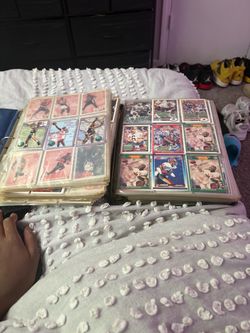Retro football and basketball cards