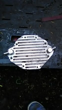 Olds jet boat water pump plate