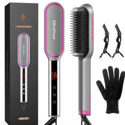 Hair Straightener Brush, MiroPure